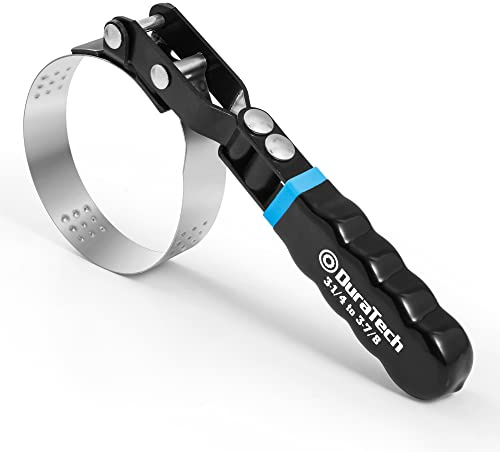 DURATECH Standard Swivel Oil Filter Wrench, Oil Filter Removal Tool, Fits Filters 3-1/4 - 3-7/8, Ideal for Car Repair Tools