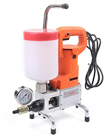 Máquina de lechada de suelo de alta presión 720 W máquina de encapsulado con medidor de presión Casa Junta techo bomba de inyección máquina para reparación de grietas de hormigón