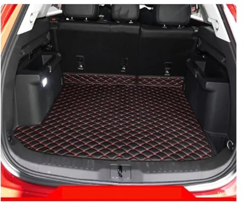 Trunk Mat For Chery For JAECOO J7 2023 2024 2025 Waterproof Anti Scratch Non-slip Protect Cover Accessory Custom Car Styling Trunk Main Mat Car Trunk Mats(Black red)
