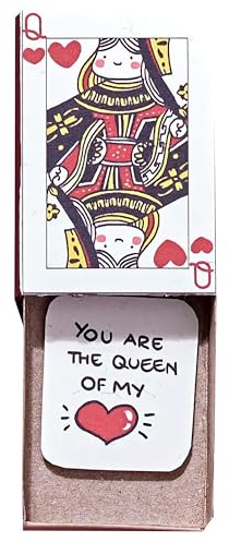 immi Mini Überraschungs-Geschenk 3XU Grußkarte (Queen of my heart)