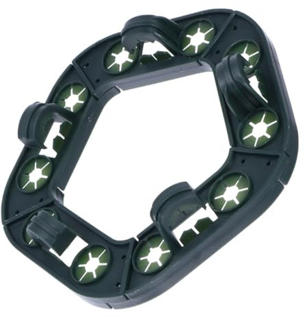 BAZEITFLOW 2stücke Rankhilfe Ring Aus Für Garten Griff Für Rankgitter Pflanzenstütze Grün