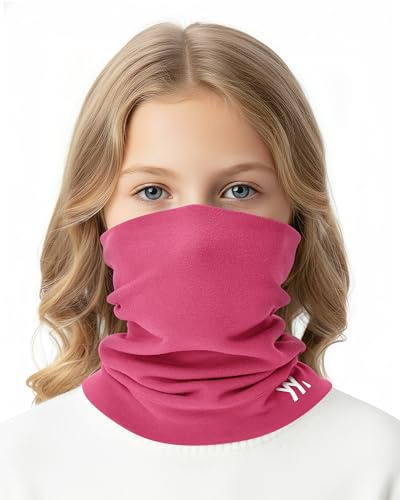 YANIKY Winter Kids Neck Warmer, Warm Kids Scarf Soft Neck Gaiter, Windproof Face Cover Ski Mask for Boys Girls