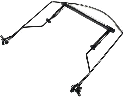 Mundharmonika-Harmonika-Halter mit 10 Öffnungen, verstellbarer Hals, Metall, mit Löchern, Antir-Zubehör