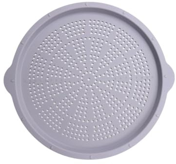 Uxsjakjsd Teglia per Pizza In Silicone Antiaderente, Vassoio da Forno Multifunzionale per Cucina, BBQ e Feste Grigio