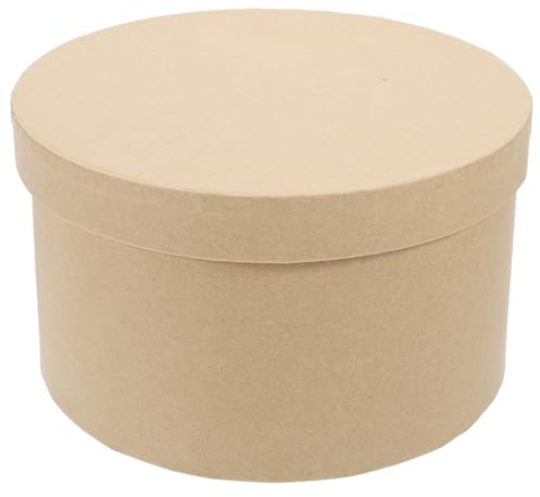 HOMSFOU Aufbewahrungsbox für Backwaren aus Kraftpapier Multifunktional und Leicht mit Einfachem Design und Feiner Verarbeitung für Kekse und Kuchen
