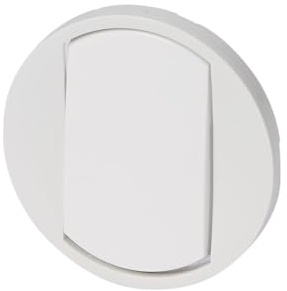 Legrand 068001 Enjoliveur Large Céliane pour Interrupteur, Va-et-vient ou Poussoir Soft, Blanc, Lot de 10