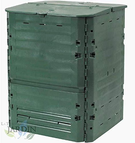 Suinga. COMPOSTADOR Polietileno Termico 400 litros 74x74x84 cm. Fabricado con Thermolen Que acelera el compostaje.