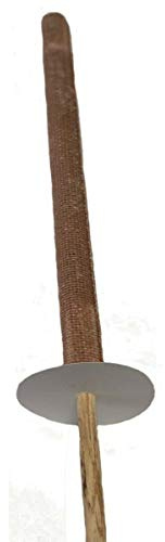 Burgenstern Flammschale Flammdose Outdoorkerze Gartenkerze Partykerze Feuerschale (1 Stück, Wachstuchfackel)