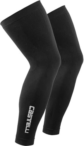 Castelli Pro Seamless Leg Warmer, Scaldamuscoli Unisex – Adulto, Black, L/XL