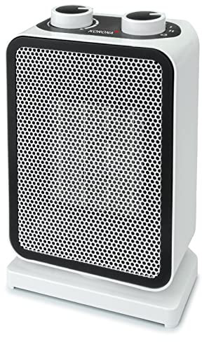 Korona 60001 Elektrischer Mini-Heizlüfter | 4 Stufen | 1.500 Watt | Keramik-Heiztechnologie | Oszillation | Ideal zum schnellen Aufheizen kleiner Räume