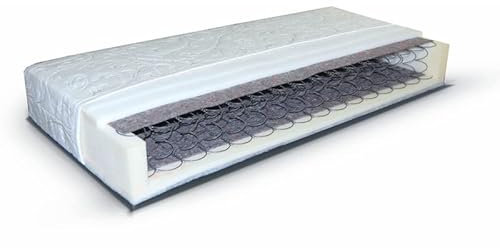 Marlux-Meble Doppelseitige Bonellfederkernmatratze Elena 80x190 cm Bonellfederkern Matratze für Etagenbett JSM-3 und JSM-4 - Obermatratze Federkernmatratze