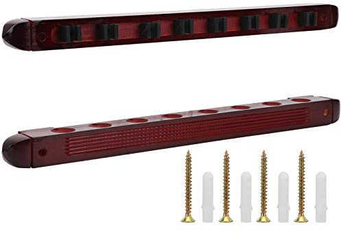 Leapiture Billard Queues Rack Pool Queues Rack Pool Stick Rack Wandmontage Snooker Billard Queues Rack Pool Queues Stick Pole Rutenhalter Billard Zubehör
