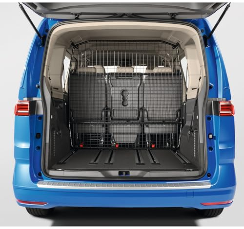 Volkswagen Grille de Séparation en Métal Noir pour T7 Multivan, Protection Chien, Barrière de Sécurité, Référence 7T0017221