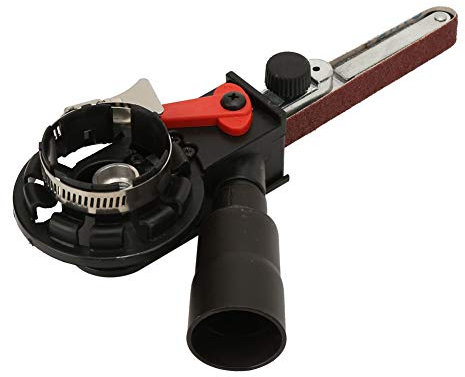 Mini Belt Sander, Sanding Head Adapter Mini Electric Angle Grinder Belt Sander Head Attachment Handheld Belt Sander for Electric Angle Grinder (M10 12.5mm / 0.49in Height)