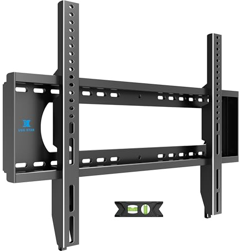 85 86 98 100 inch Heavy Duty TV Wall Mount for 55-120 inch Large TVs up to 220 LBS & 900x600mm Vesa, Ultra Slim Fixed TV Mount, Low-Profile TVS Bracket, 16 24 32 Wood Stud, Fit Most 65+ 75+ 120 TVs