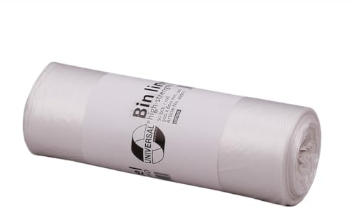 Abfallbeutel, HDPE, Transparent, ca. 25 L, 50 x 60 cm, Rolle a 50 Säcke, 40 Rolle(n)