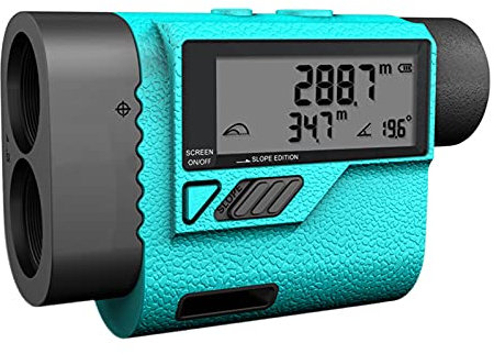 PENGSHAO Telemetro Laser telescopico per Campo da Golf Misuratore di Distanza Laser da Caccia con Blocco Bandiera, velocità,1000m