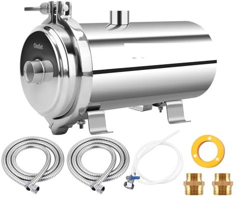 Osmoseanlage Trinkwasser, Wasserreiniger, Ultration-Wasserfilter for das ganze Haus, 0,01 µm, filtert 3000 l/h SUS304-Trinkwasser,Wasserfilter