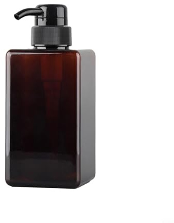 Dispenser di sapone in schiuma, 150 ml, bottiglia riutilizzabile per bagno, cucina e spa (marrone)