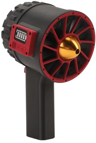 Acouto Plumeau D'air électrique Professionnel Efficace, Vitesse Continue Réglable, Ventilateur Sec à Jet, Ventilateur à Jet Portable pour Clavier D'ordinateur, Extérieur, Voiture,