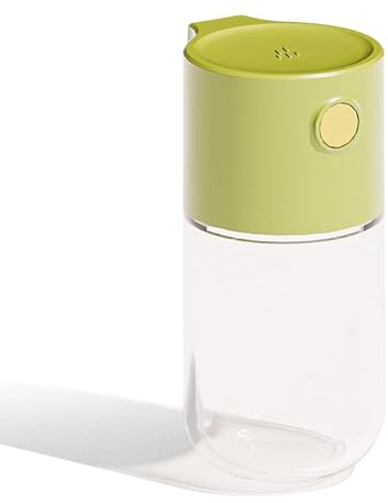 Dispenser di sale da viaggio, utensile da cucina, dispenser di spezie a pressione quantitativo preciso, bottiglia trasparente, per picnic in famiglia, cucina e campeggio