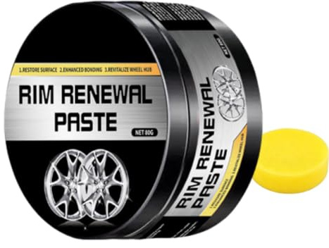 Pâte Tout-En-Un Pour L'entretien Et La Restauration Des Jantes, Polish Multi-usages Pour Jantes De Voiture, Moto Et Vélo : Polit, élimine Les Rayures, Comble Les éraflures