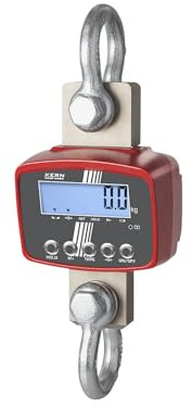 KERN HFD 600K-1 HFD Robuste Hochauflösende Kranwaage bis 12 Tonnen, Messbereich 150/300/600kg, Ablesbarkeit 50/100/200g