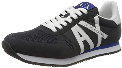 ARMANI EXCHANGE Rio Side Logo, Scarpe da ginnastica Uomo, Navy Optic White, 42 EU