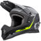O'NEAL | Motocross-Helm | Kinder | MX Enduro | ABS-Schale, , Lüftungsöffnungen für optimale Belüftung & Kühlung | 1SRS Youth Helmet Stream | Grau Neon-Gelb | Größe M