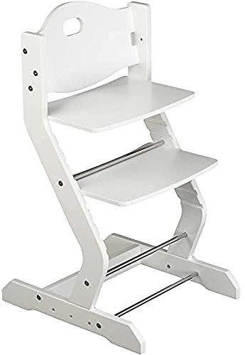 TiSsi 100002 Kinderhochstuhl, weiß, 7 kg