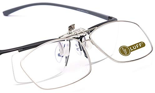 LUFF Agrafes portatives de loupe d'agrafe de lunettes de lecture de, appropriées à une variété de lunettes(0.0X)