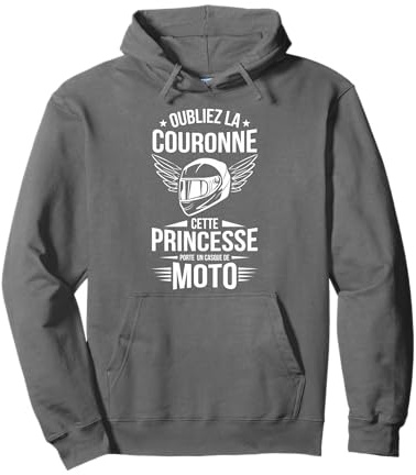Biker Girl Motarde Cadeau Motocyclette Femme Casque De Moto Sweat à Capuche