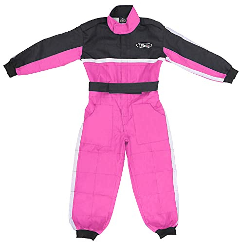 Zorax Rosa M (7-8 años) CUB Traje de motocross para niños - ATV Dirt Quad Bike Karting Ropa de moto