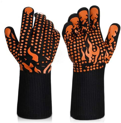 SPORTARC Gants anti-brûlure résistants à la chaleur pour barbecue pour cuisine, boulangerie, pâtisserie
