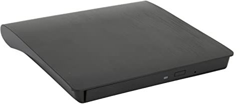 Zunate Lecteur DVD Externe, Portable USB3.0 CD DVD RW Graveur CD ROM Graveur Ordinateur Portable Boîtier de Lecteur Optique Compatible avec Windows pour Linux OS X PC de Bureau(Le Noir)