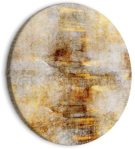 murando - Leinwandbild Orient gold grau, 40x40 cm, 1-teilig, Schlafzimmer | Hochwertige Leinwand, sofort aufhängbar, ideal fürs Wohn- oder Schlafzimmer, wasserfest und lichtecht, langlebig, stilvoll