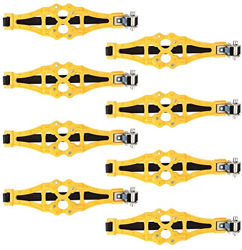 Auto Schneekette, 8 Stück Schneeketten, Autoketten Kaufen, Universal Autokette Sicherheitsketten Reifenketten, Winter Fahrsicherheitsketten EIS Schnee Schlamm Straße