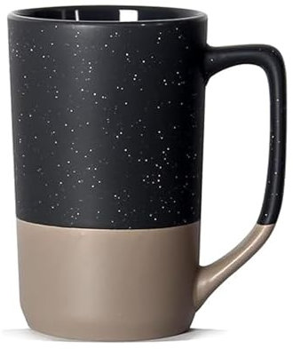 Taza grande de cerámica grande, taza de café de 300 ml, taza de café clásica con asa, regalos para papá y hombres, taza de capuchino, taza XXL para oficina y hogar