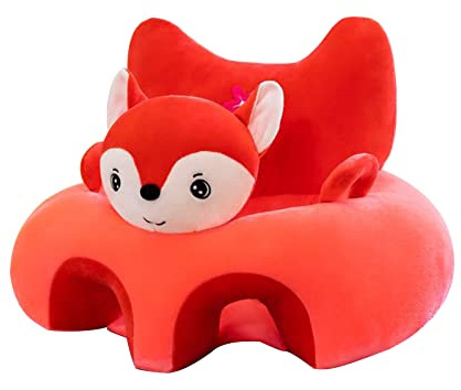 SANON Coussin de Canape Bébé sans Rembourrage,Housse de siège pour bébé,siège de Sol pour bébé en Forme,Coussin Assise Bebe, pour Bébé Apprendre à S'assoire bébé 0 à 12 Mois