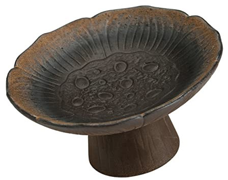 PRETYZOOM 1pieza Plato De Snacks Creativo De Cerámica Vintage Frutero Decorativo para Postres y Aperitivos para Fiestas y Eventos Almacenamiento Compacto y Fácil De Limpiar