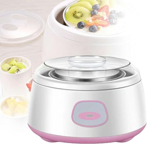 Fermentador automático de 15 W, fermentador de yogur eléctrico de 500-1000 ml, vaso termostático inteligente para recipiente de masa, fermentador de vino de arroz con función de sincronización