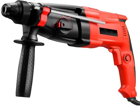 Taladro Percutor De 220V, Taladro De Impacto Eléctrico De 800W, Velocidad Variable De 1200RPM, Taladro con Cable con Mango Giratorio De 360°, Mandril De Medición De Profundidad