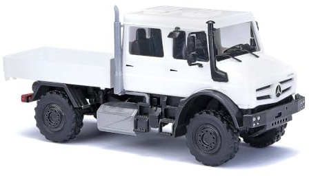 Busch 51081 H0 LKW Modell Mercedes Benz Unimog U 5023, weiß