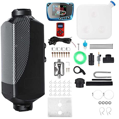 Chauffage diesel Chauffe-auto 1 2V 8KW Voiture diesels air de stationnement air chauffage chauffant autonome chauffe-carburant à carburant avec LCD Télécommande for Rv Camion Maximiser l’efficacité én