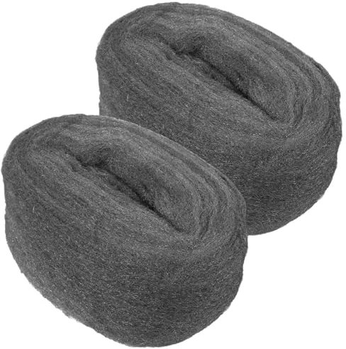 MKGAIN Steel Wire Wool 4Pcs Paint Surface Steel Wool Roll Fabric for Window Wire Cleaning Polish Tool Mesh Glass
