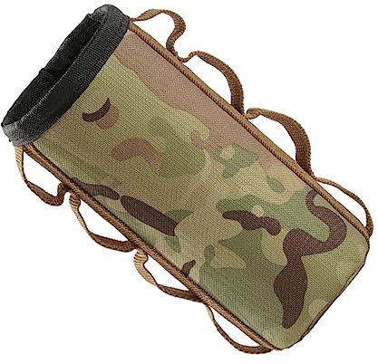 POPETPOP Outdoor Camping Gas Tank Cover Portable Oxford Cloth Tank Protector Insulation Bag Drawstring for Small Gas Canisters