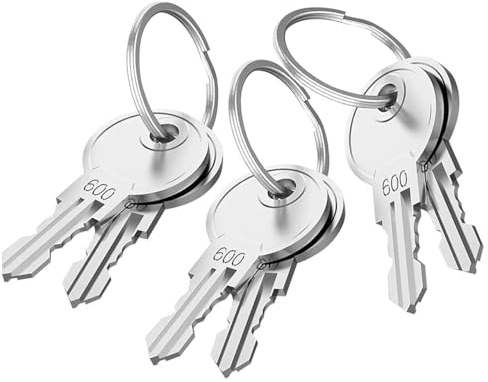 Litensh 6 pièces de clés identiques uniquement compatibles avec la serrure de boîte aux lettres Litensh identique sur cette page
