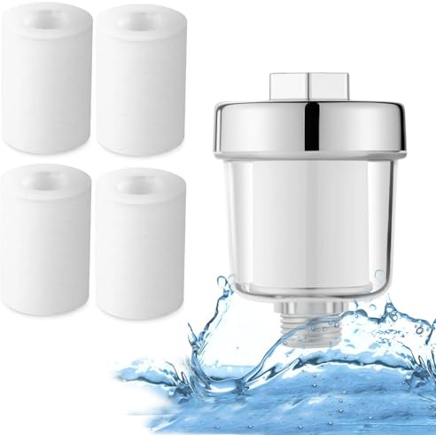 Universeller Wasserfilter Wasserhahn für Trinkwasser | Austauschbare PP-Baumwolle Filterelemente, Für Spüle, Für Küche, Für Badezimmer