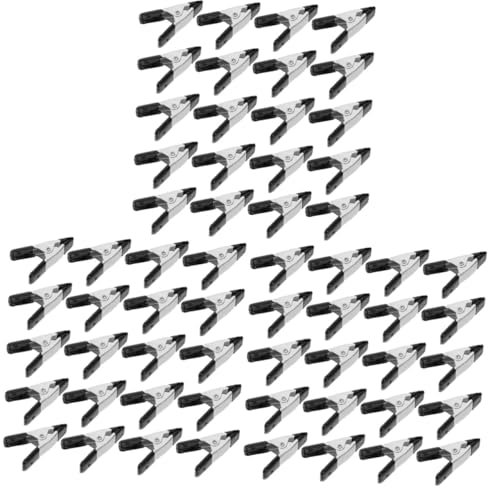 Angoily 3 Sätze Federbügel Federschlauchklemmenzange Stangen Federklemmen Für Die Holzbearbeitung Kabel Fort Verschluss Fotoclip Brechen Bastelklammern Black Kohlenstoffstahl 20 Stück * 3