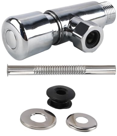 Enwye Robinet de Chasse d'eau Manuel en Alliage de Zinc pour urinoirs, kit de Boutons de Chasse d'eau à retardement Manuel pour Toilettes et urinoirs